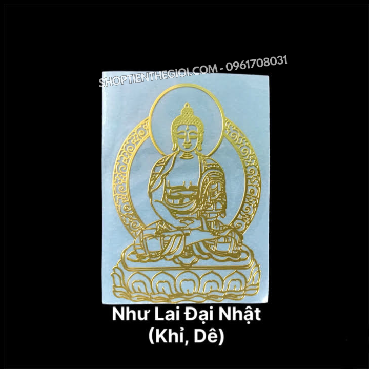 Miếng Dán Phật Bản Mệnh 12 Con Giáp - Linh Phù Dán Điện thoại Các Loại